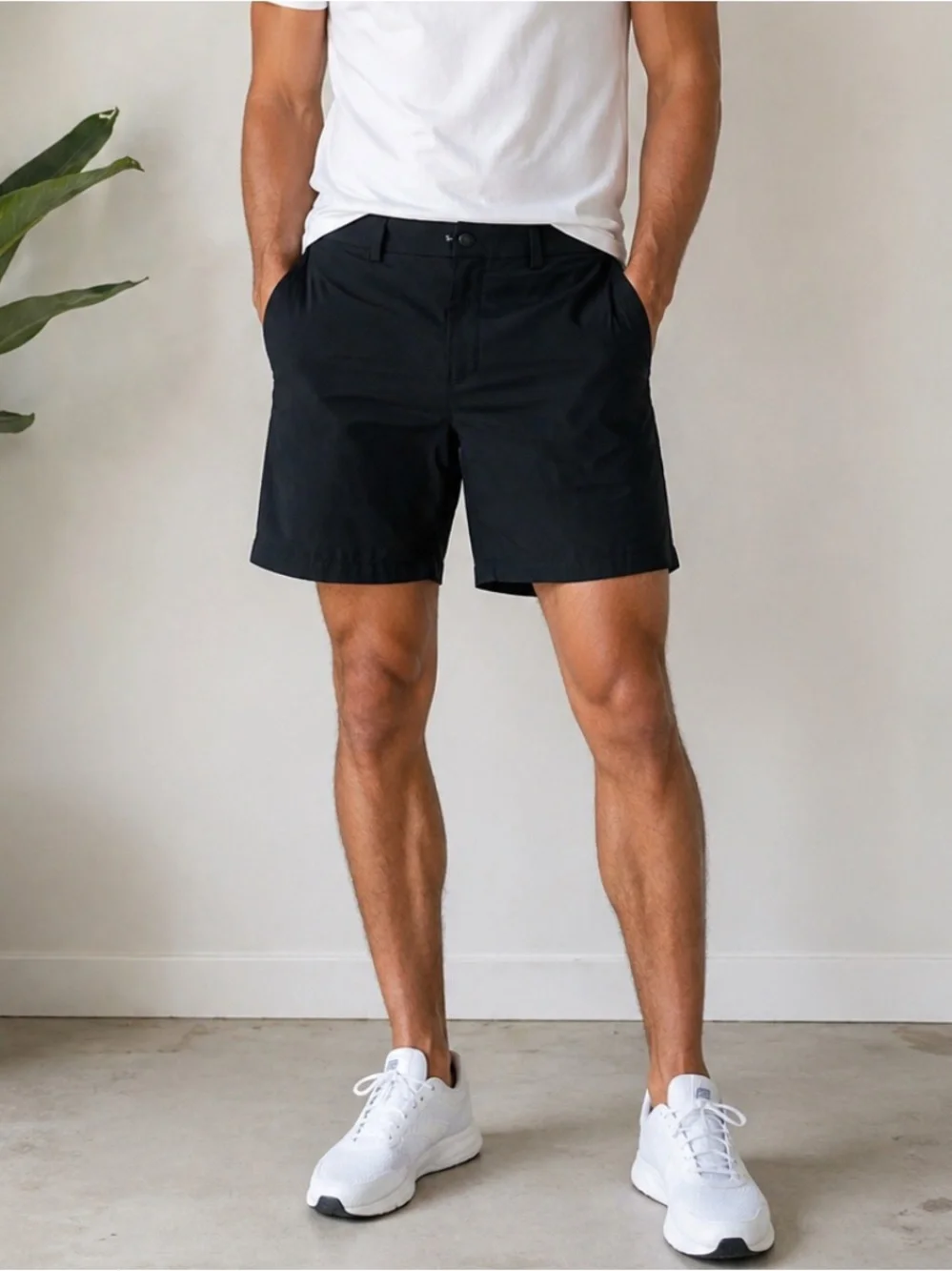 Old Navy Active Quick Dry Black Shorts Mens 36 Stretch Athletic Gym Casual